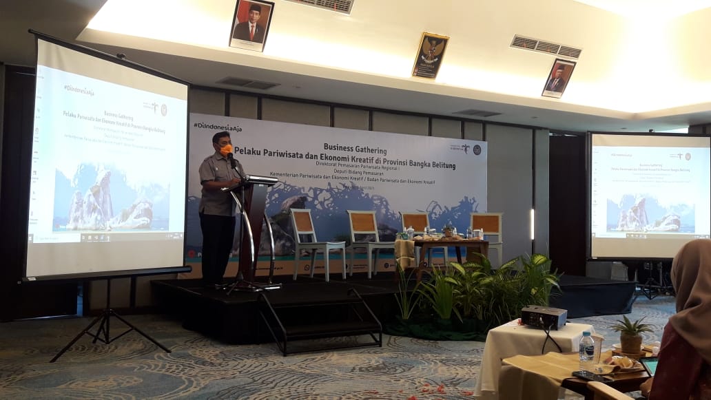 Pemaparan Bupati Belitung Bapak H Sahani Saleh